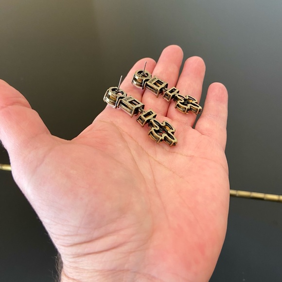 NWT luxury J. Crew crystal drop statement earrings - Picture 10 of 17